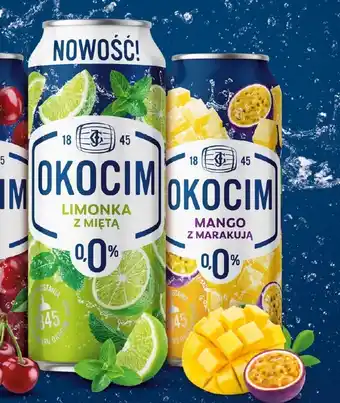 Lidl Okocim Piwo bezalkoholowe z lemoniadą limonka z miętą 500 ml oferta