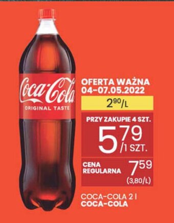 Wafelek Coca-cola 2l oferta