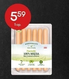 Groszek Goodvalley Parówki 100% mięsa 210 g oferta