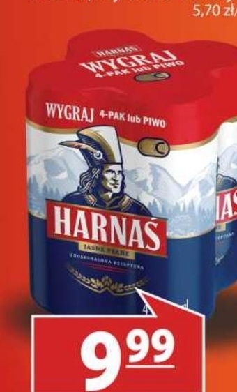 Nasz Sklep Harnaś Piwo jasne pełne 4 x 500 ml oferta