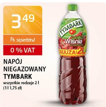 ABC Tymbark Napój jabłko wiśnia 2 l oferta