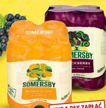 Kaufland Somersby Napój piwny o smaku mango i limonki 4 x 500 ml oferta