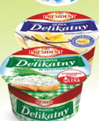 MOKPOL Président Serek Delikatny waniliowy 150 g oferta