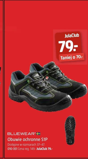 Jula Buty robocze Bluewear oferta