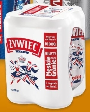 Groszek Żywiec Piwo jasne 4 x 500 ml oferta