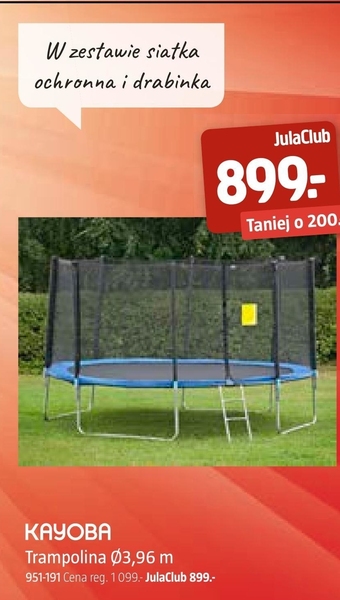 Jula Trampolina Kayoba oferta