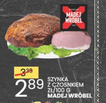 Madej Wróbel Szynka z czosnkiem 100g