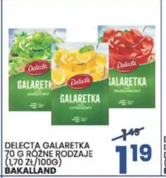 Wafelek Bakalland Delecta galaretka 70g oferta