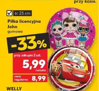 Kaufland Piłka licencyjna auta śr. 23 cm 1 SZT oferta