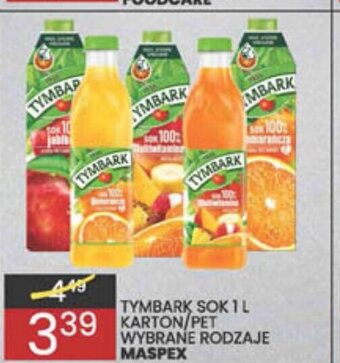 Wafelek Maspex Tymbark Sok 1l oferta