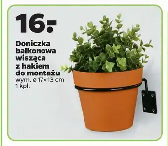 Netto Doniczka balkonowa wisząca z hakiem do montażu oferta