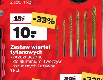 Netto Zestaw wierteł tytanowych oferta