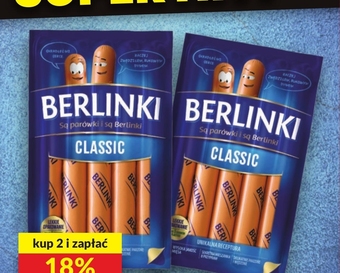 Twój Market Berlinki Parówki Classic 250 g oferta