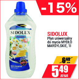 Sidolux Uniwersalny Płyn do mycia mydło marsylskie 1 l