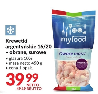 Makro Krewetki Myfood oferta
