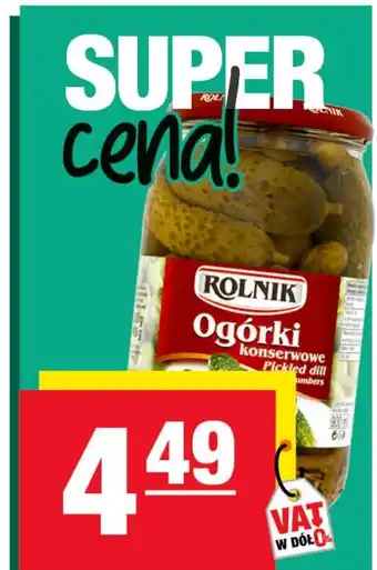 EuroSPAR Ogórki konserwowe Rolnik oferta