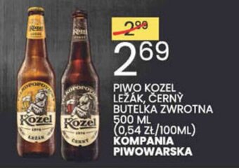 Wafelek Piwo Kozel, Lezak, Cerny 500ml oferta
