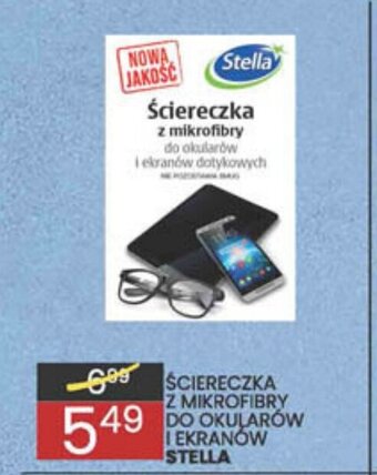 Stella Ściereczka z mikrofibry do okularów i ekranów