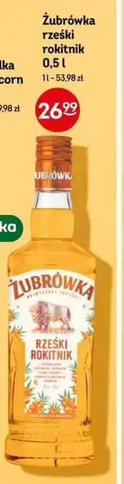 Żabka Żubrówka rześki rokitnik 0,5l oferta