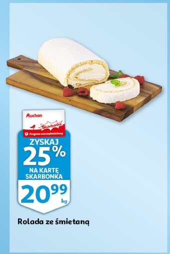Auchan Rolada ze śmietaną oferta