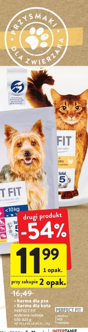 Intermarche Karma dla psa Perfect Fit oferta