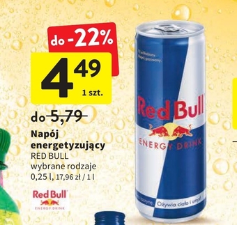 Intermarche Red Bull Napój energetyczny 250 ml oferta