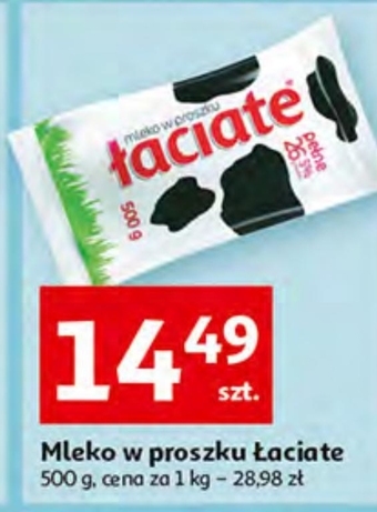 Auchan Łaciate Mleko w proszku pełne 500 g oferta