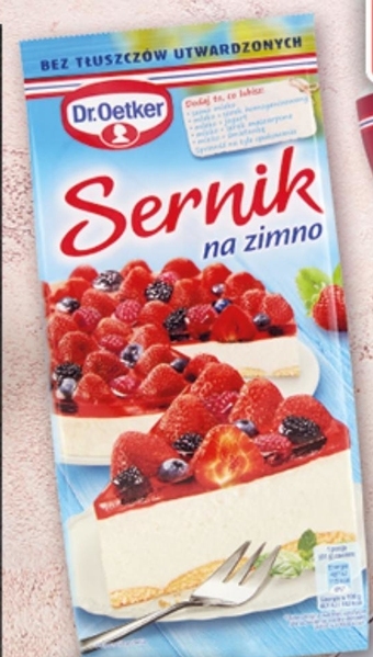 Topaz Dr. Oetker Sernik na zimno 195 g oferta