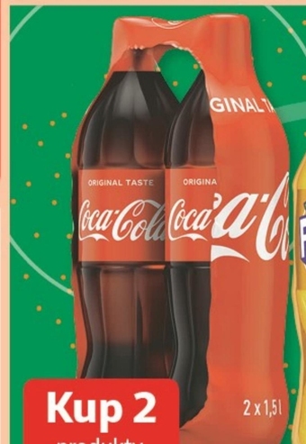 Auchan Coca-Cola zero Napój gazowany 2 x 1,5 l oferta