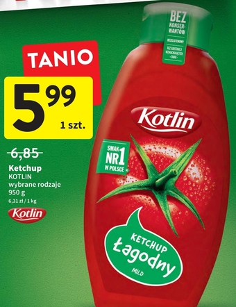 Intermarche Kotlin Ketchup łagodny 950 g oferta