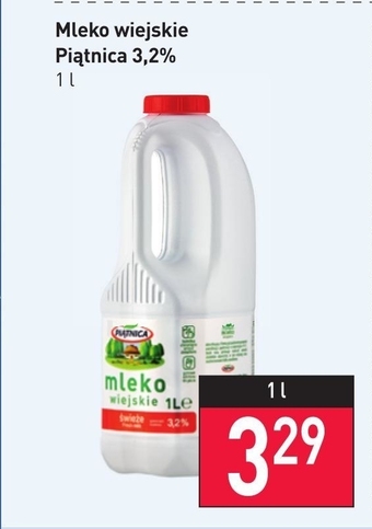 Stokrotka Piątnica Mleko wiejskie świeże 3,2% 1 l oferta