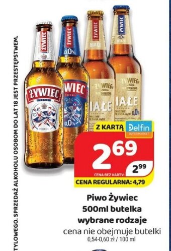 Delfin Piwo Żywiec 500ml oferta