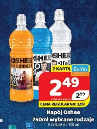 Delfin Napój Oshee 750ml oferta