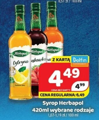 Delfin Syrop Herbapol 420ml oferta