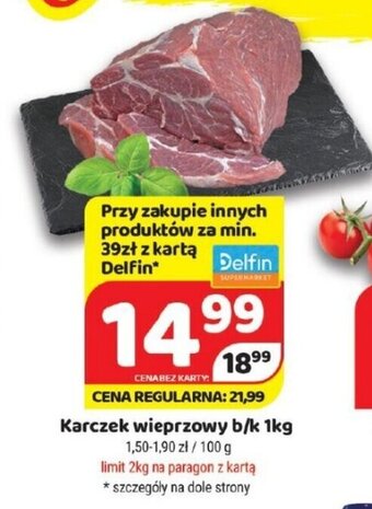 Delfin Karczek wieprzowy b/k 1kg oferta