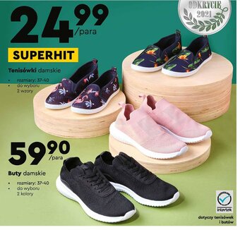 Biedronka Tenisówki damskie oferta