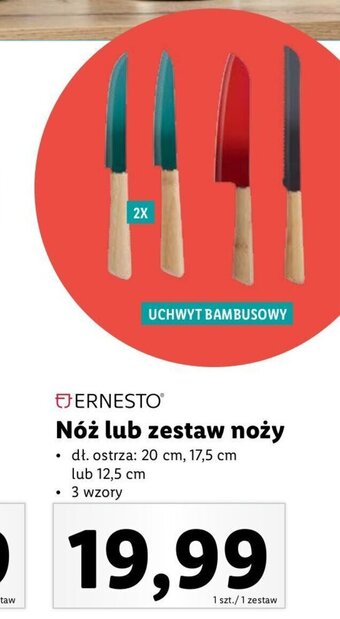 Lidl Nóż lub zestaw noży oferta