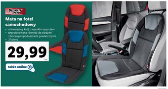 Lidl Mata na fotel samochodowy oferta