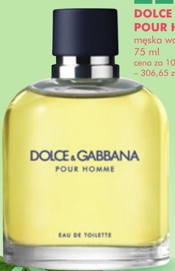 SuperPharm Woda toaletowa dla mężczyzn Dolce & Gabbana oferta