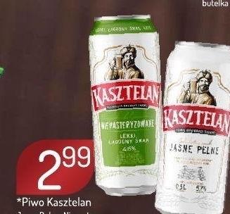 Avita Kasztelan Piwo jasne niepasteryzowane 500 ml oferta