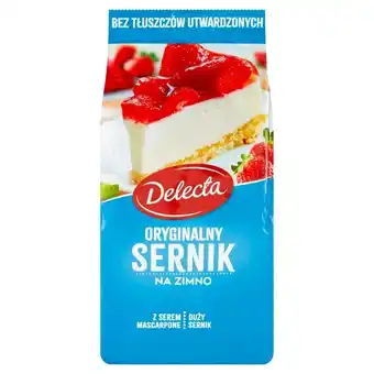 Cezar Delikatesy Delecta Oryginalny sernik na zimno mieszanka do wypieku ciasta 193 g oferta