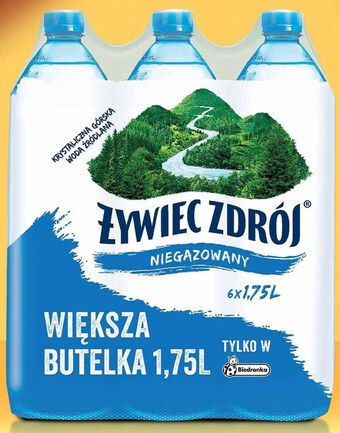 Biedronka Woda niegazowana Żywiec zdrój oferta