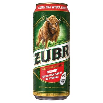 Cezar Delikatesy Żubr Piwo jasne 500 ml oferta