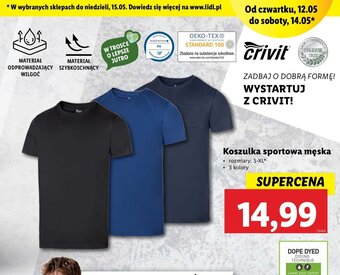 Lidl Koszulka sportowa męska oferta