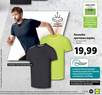 Lidl Koszulka sportowa męska oferta