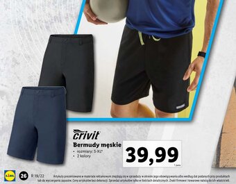 Lidl Bermudy męskie oferta