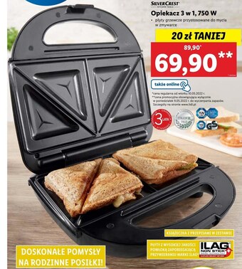 Lidl Opiekacz SilverCrest oferta