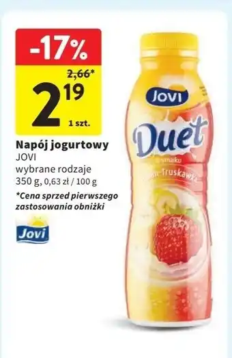 Stokrotka Jogurt banan-truskawka 1 BTL 350 G oferta