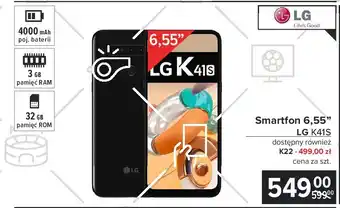 Carrefour Smartfon k41s czarny 1 SZT oferta