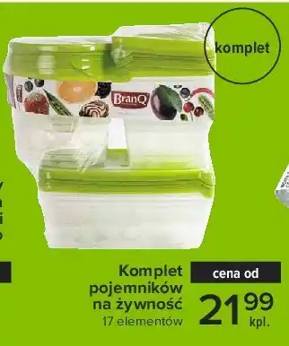 Carrefour Komplet pojemników na żywność 1 KO 17 SZT oferta